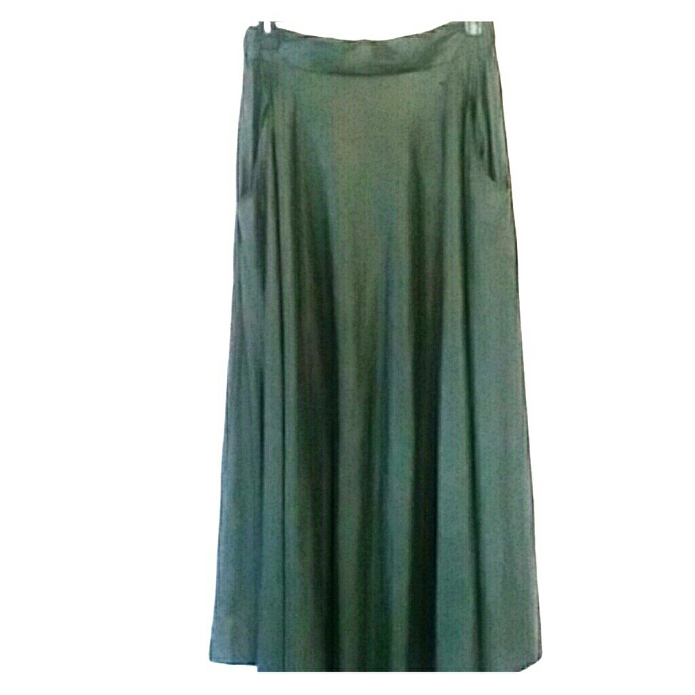 Faux Leather, A-line 2 pocket skirt